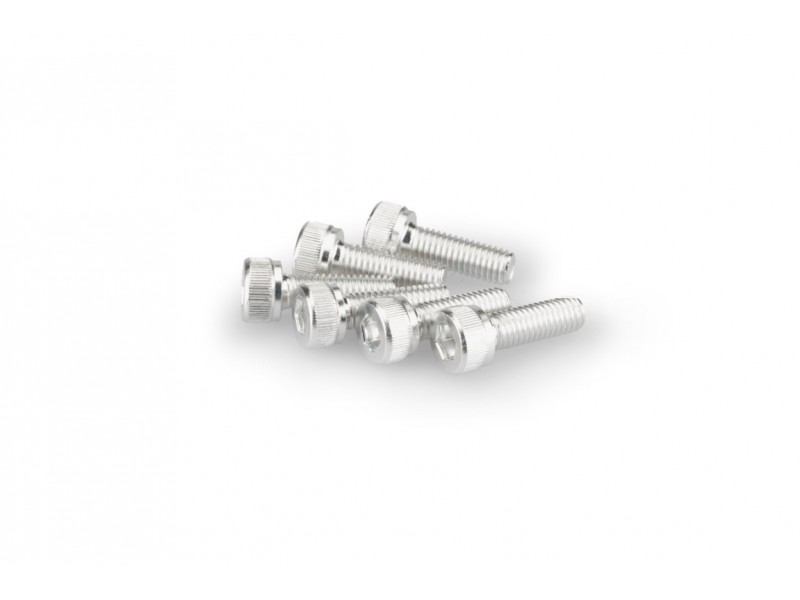 Screws PUIG ANODIZED 0146P argintiu M5 x 15mm (6pcs) Screws PUIG ANODIZED 0146P argintiu M5 x 15mm (6pcs)