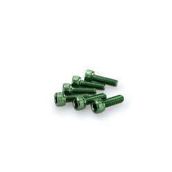 Screws PUIG ANODIZED 0146V verde M5 x 15mm (6pcs) Screws PUIG ANODIZED 0146V verde M5 x 15mm (6pcs)