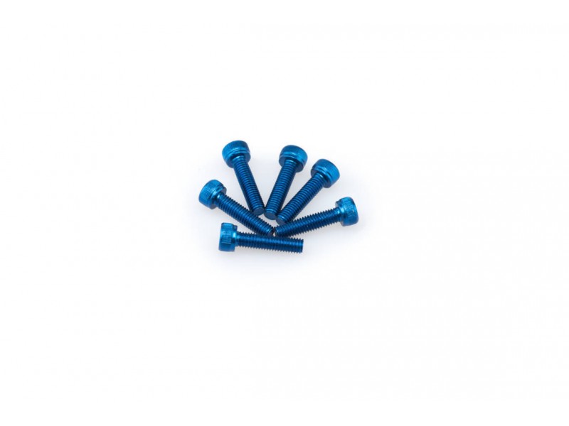 Screws PUIG ANODIZED 0147A Albastru M5 x 20mm (6pcs) Screws PUIG ANODIZED 0147A Albastru M5 x 20mm (6pcs)