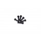 Screws PUIG ANODIZED 0147N Negru M5 x 20mm (6pcs)