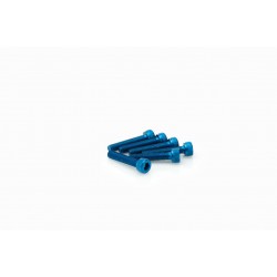 Screws PUIG ANODIZED 0185A Albastru M5 x 25mm (6pcs) Screws PUIG ANODIZED 0185A Albastru M5 x 25mm (6pcs)