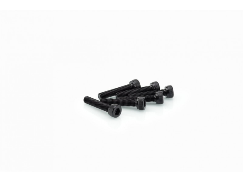 Screws PUIG ANODIZED 0185N Negru M5 x 25mm (6pcs)