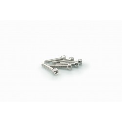 Screws PUIG ANODIZED 0185P argintiu M5 x 25mm (6pcs) Screws PUIG ANODIZED 0185P argintiu M5 x 25mm (6pcs)