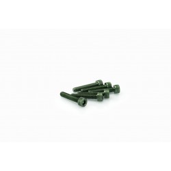 Screws PUIG ANODIZED 0185V verde M5 x 25mm (6pcs) Screws PUIG ANODIZED 0185V verde M5 x 25mm (6pcs)
