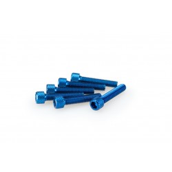 Screws PUIG ANODIZED 0258A Albastru M6 x 30mm (6pcs) Screws PUIG ANODIZED 0258A Albastru M6 x 30mm (6pcs)
