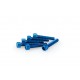 Screws PUIG ANODIZED 0258A Albastru M6 x 30mm (6pcs)