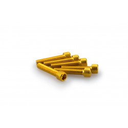 Screws PUIG ANODIZED 0258G galben M6 x 30mm (6pcs) Screws PUIG ANODIZED 0258G galben M6 x 30mm (6pcs)