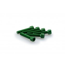 Screws PUIG ANODIZED 0258V verde M6 x 30mm (6pcs) Screws PUIG ANODIZED 0258V verde M6 x 30mm (6pcs)
