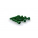 Screws PUIG ANODIZED 0258V verde M6 x 30mm (6pcs)