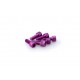 Screws PUIG ANODIZED 0363L violet M6 x 15mm (6pcs)