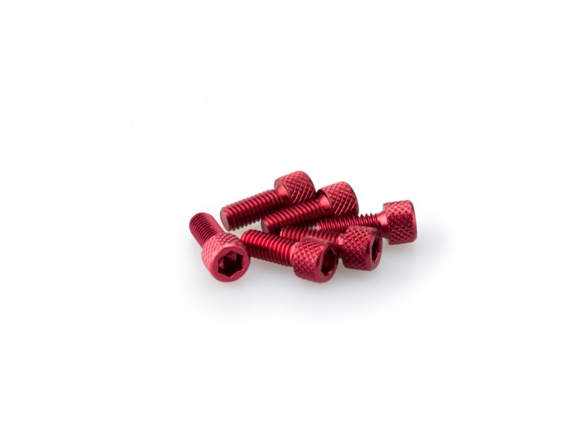 Screws PUIG ANODIZED 0363R Rosu M6 x 15mm (6pcs)