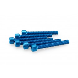 Screws PUIG ANODIZED 0370A Albastru M6 x 45mm (6pcs) Screws PUIG ANODIZED 0370A Albastru M6 x 45mm (6pcs)