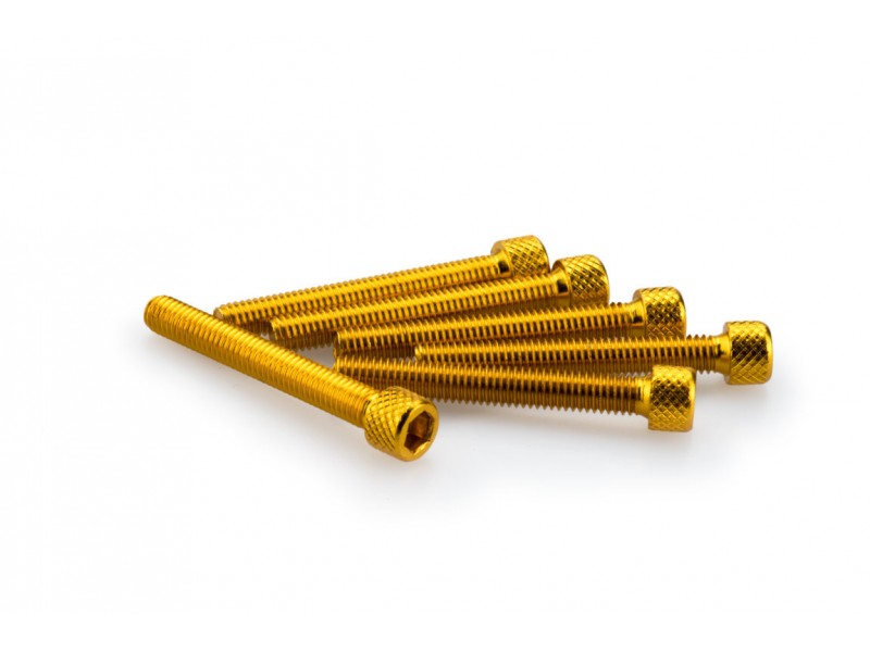 Screws PUIG ANODIZED 0370G galben M6 x 45mm (6pcs)