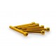 Screws PUIG ANODIZED 0370G galben M6 x 45mm (6pcs)