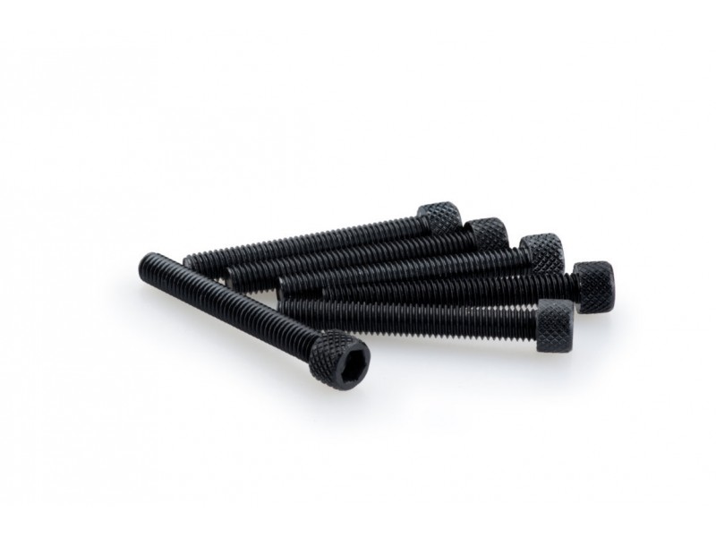 Screws PUIG ANODIZED 0370N Negru M6 x 45mm (6pcs)