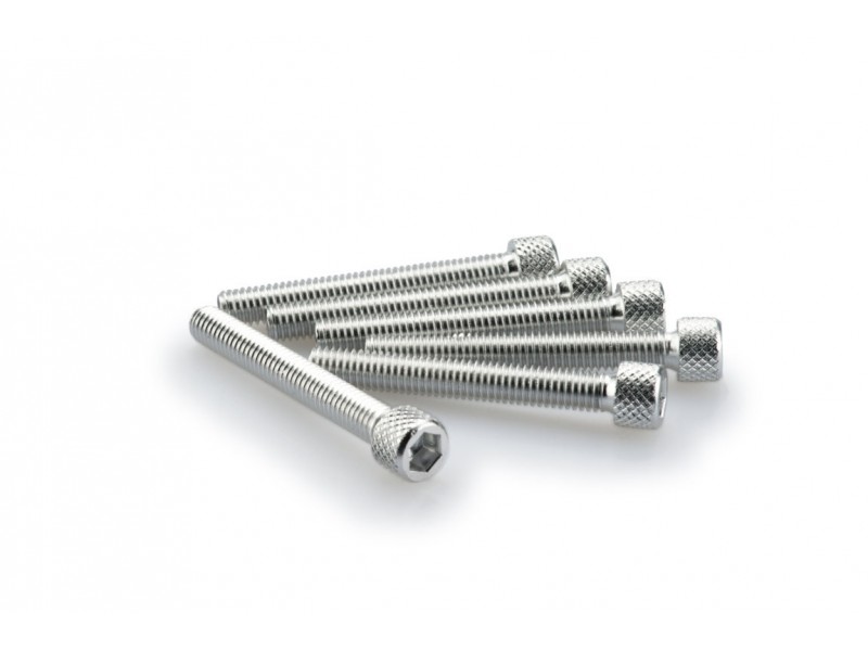 Screws PUIG ANODIZED 0370P argintiu M6 x 45mm (6pcs) Screws PUIG ANODIZED 0370P argintiu M6 x 45mm (6pcs)