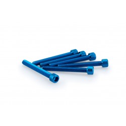 Screws PUIG ANODIZED 0421A Albastru M6 x 50mm (6pcs) Screws PUIG ANODIZED 0421A Albastru M6 x 50mm (6pcs)