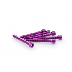 Screws PUIG ANODIZED 0421L violet M6 x 50mm (6pcs) Screws PUIG ANODIZED 0421L violet M6 x 50mm (6pcs)