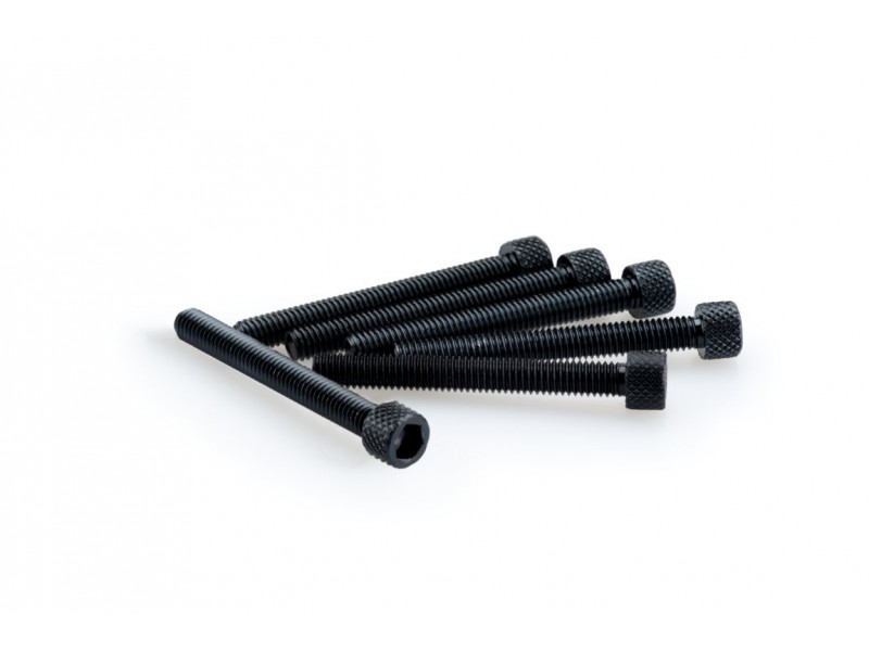 Screws PUIG ANODIZED 0421N Negru M6 x 50mm (6pcs)