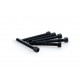 Screws PUIG ANODIZED 0421N Negru M6 x 50mm (6pcs)