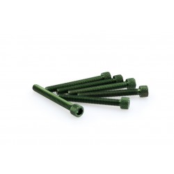 Screws PUIG ANODIZED 0421V verde M6 x 50mm (6pcs) Screws PUIG ANODIZED 0421V verde M6 x 50mm (6pcs)