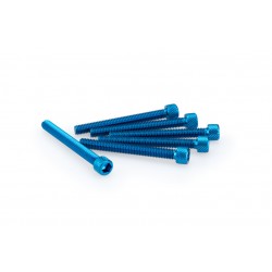 Screws PUIG ANODIZED 0446A Albastru M6 x 55mm (6pcs) Screws PUIG ANODIZED 0446A Albastru M6 x 55mm (6pcs)