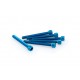 Screws PUIG ANODIZED 0446A Albastru M6 x 55mm (6pcs)