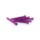 Screws PUIG ANODIZED 0446L violet M6 x 55mm (6pcs)