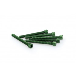 Screws PUIG ANODIZED 0446V verde M6 x 55mm (6pcs) Screws PUIG ANODIZED 0446V verde M6 x 55mm (6pcs)