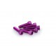 Screws PUIG ANODIZED 0473L violet M8 x 30mm (6pcs)