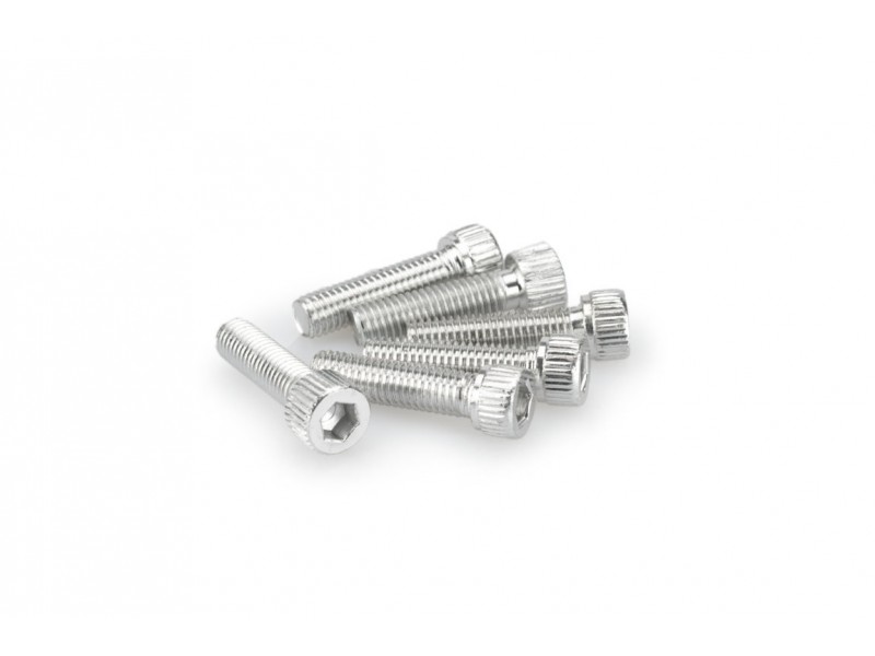 Screws PUIG ANODIZED 0473P argintiu M8 x 30mm (6pcs)