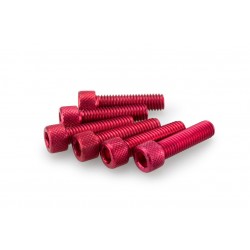 Screws PUIG ANODIZED 0473R Rosu M8 x 30mm (6pcs) Screws PUIG ANODIZED 0473R Rosu M8 x 30mm (6pcs)