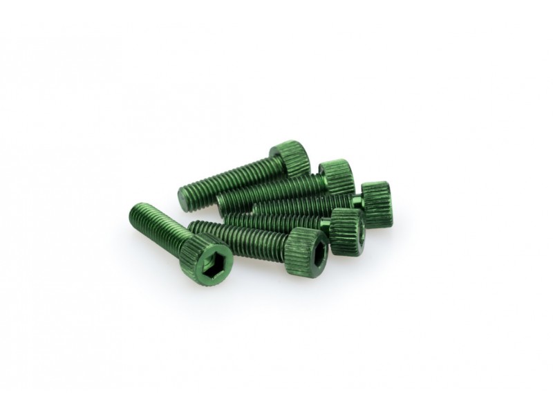 Screws PUIG ANODIZED 0473V verde M8 x 30mm (6pcs) Screws PUIG ANODIZED 0473V verde M8 x 30mm (6pcs)