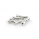 Screws PUIG ANODIZED 0500P argintiu M8 x 35mm (6pcs) Screws PUIG ANODIZED 0500P argintiu M8 x 35mm (6pcs)