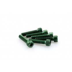 Screws PUIG ANODIZED 0500V verde M8 x 35mm (6pcs) Screws PUIG ANODIZED 0500V verde M8 x 35mm (6pcs)