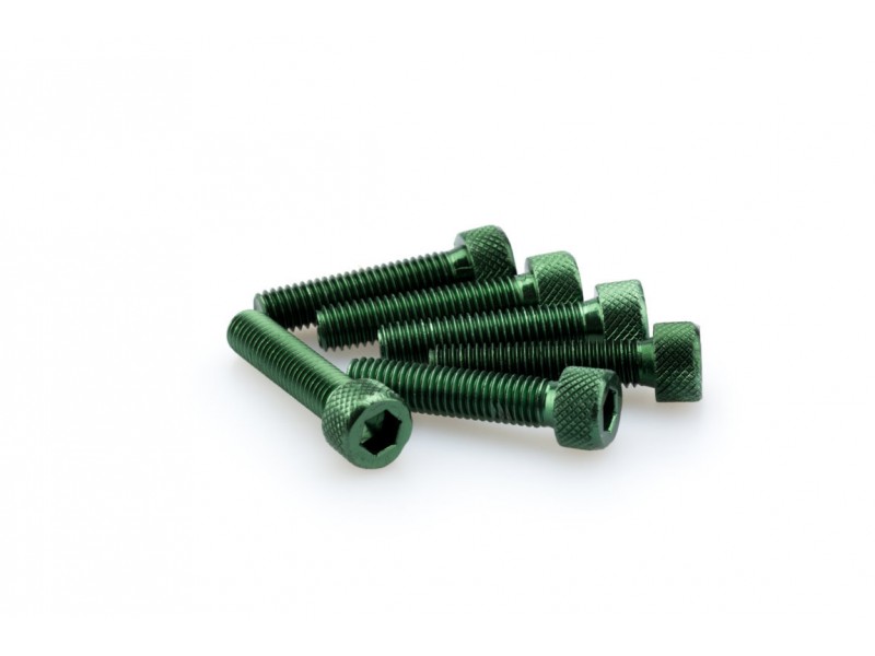 Screws PUIG ANODIZED 0500V verde M8 x 35mm (6pcs) Screws PUIG ANODIZED 0500V verde M8 x 35mm (6pcs)