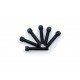 Screws PUIG ANODIZED 0516N Negru M8 x 45mm (6pcs)