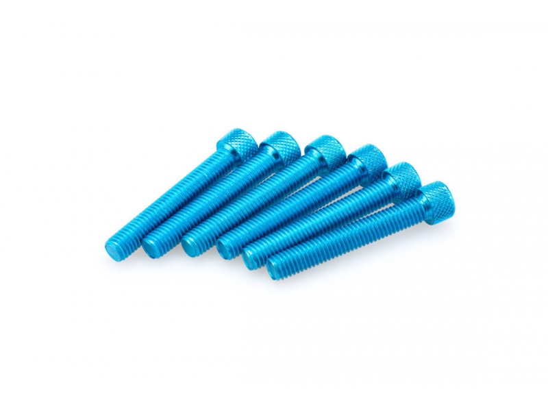 Screws PUIG ANODIZED 0524A Albastru M8 x 50mm (6pcs)