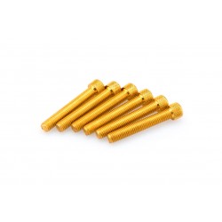 Screws PUIG ANODIZED 0524G galben M8 x 50mm (6pcs) Screws PUIG ANODIZED 0524G galben M8 x 50mm (6pcs)