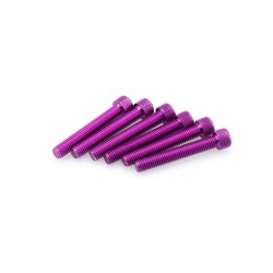 Screws PUIG ANODIZED 0524L violet M8 x 50mm (6pcs) Screws PUIG ANODIZED 0524L violet M8 x 50mm (6pcs)