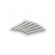 Screws PUIG ANODIZED 0524P argintiu M8 x 50mm (6pcs)