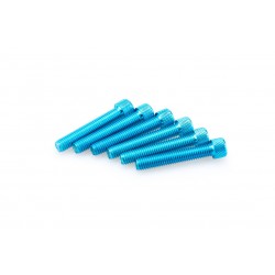 Screws PUIG ANODIZED 0540A Albastru M8 x 55mm (6pcs) Screws PUIG ANODIZED 0540A Albastru M8 x 55mm (6pcs)