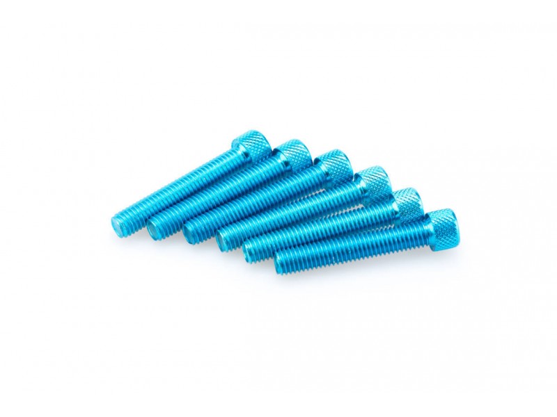 Screws PUIG ANODIZED 0540A Albastru M8 x 55mm (6pcs)