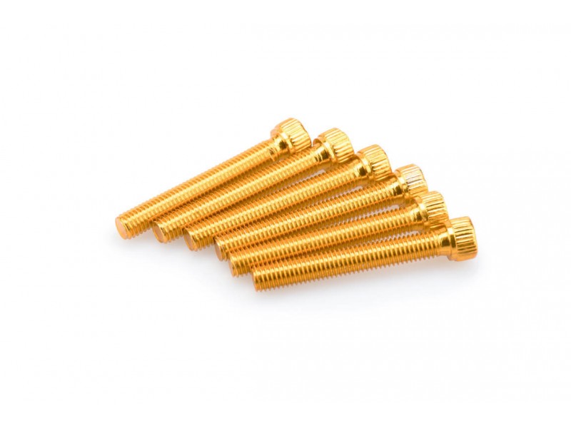 Screws PUIG ANODIZED 0540G galben M8 x 55mm (6pcs) Screws PUIG ANODIZED 0540G galben M8 x 55mm (6pcs)