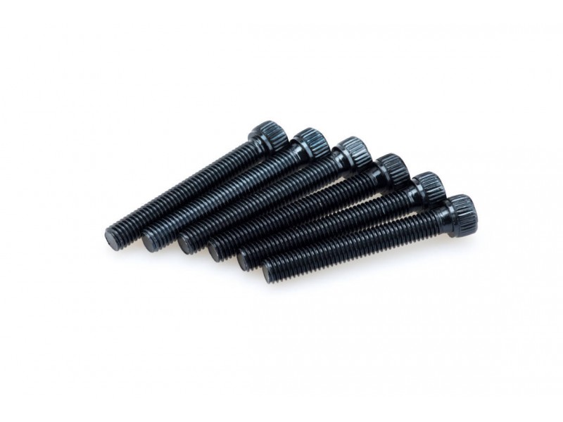 Screws PUIG ANODIZED 0540N Negru M8 x 55mm (6pcs)