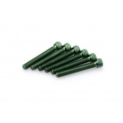 Screws PUIG ANODIZED 0540V verde M8 x 55mm (6pcs) Screws PUIG ANODIZED 0540V verde M8 x 55mm (6pcs)