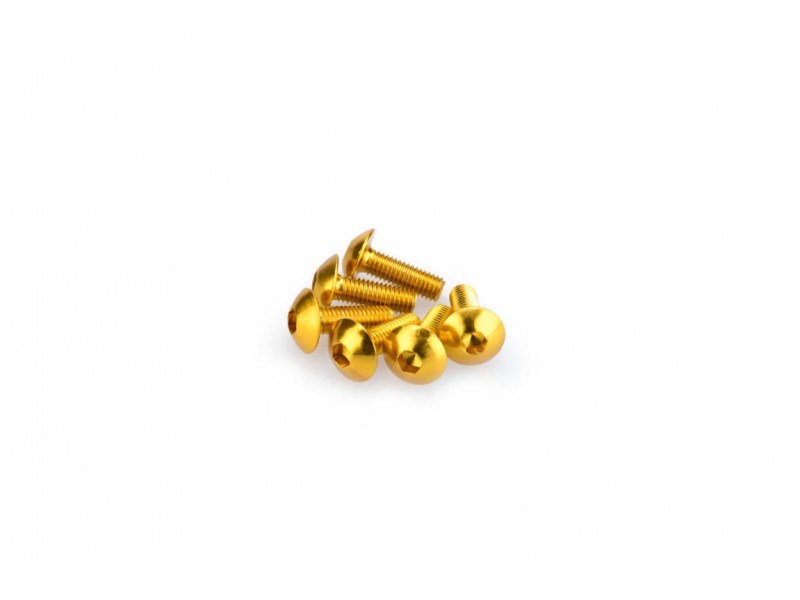 Screws PUIG ANODIZED 0543G galben M5 x 15mm (6pcs) Screws PUIG ANODIZED 0543G galben M5 x 15mm (6pcs)