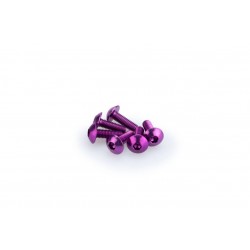 Screws PUIG ANODIZED 0543L violet M5 x 15mm (6pcs) Screws PUIG ANODIZED 0543L violet M5 x 15mm (6pcs)