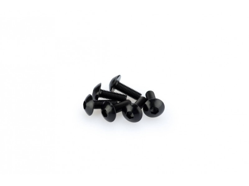 Screws PUIG ANODIZED 0543N Negru M5 x 15mm (6pcs)