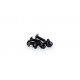 Screws PUIG ANODIZED 0543N Negru M5 x 15mm (6pcs)
